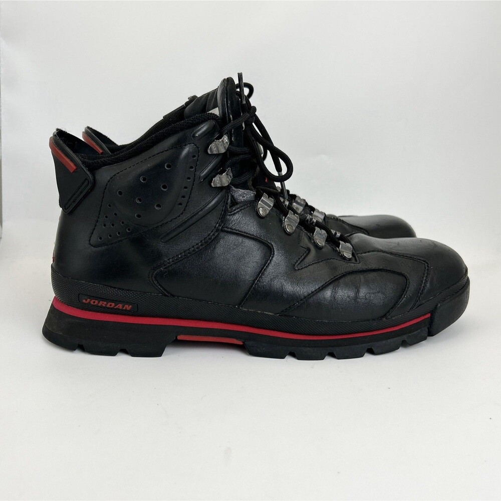 NIKE AIR JORDAN Retro AJB 6 Hiking Boots Mens Sz 12 Black “Varsity Red” VTG 2002